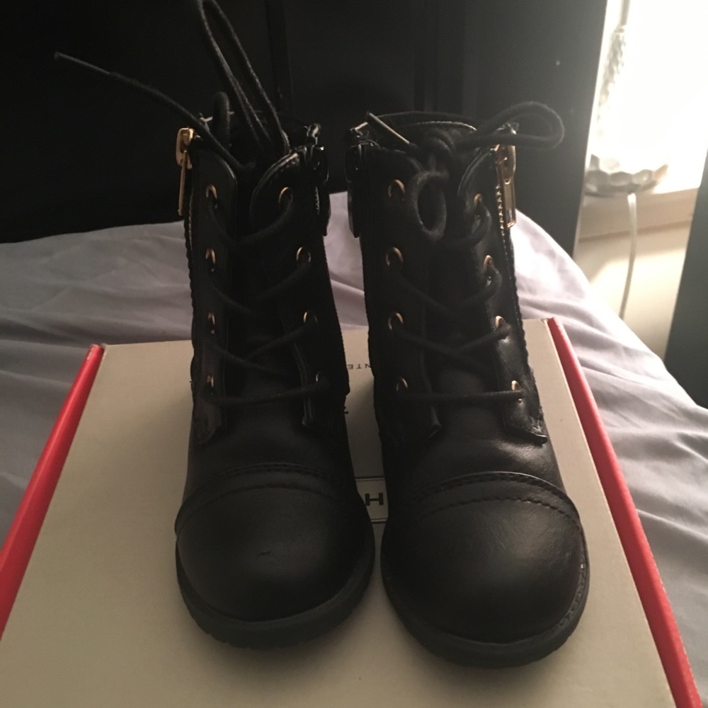 Black Combat Boots